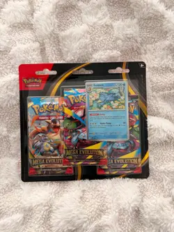 Mega Evolution 3 Pack Blister Golduck (IN HAND) Pokemon TCG 🔥 - Image 1