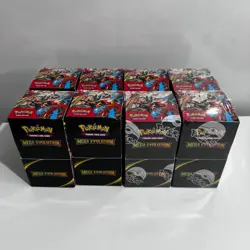 Pokemon TCG Mega Evolution 8 X Half Booster Box 144 PACKS - 3 sealed 5 Unsealed - Image 1