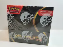 Pokemon Center TCG Mega Evolution Enhanced Booster Box inc Promo - Image 1