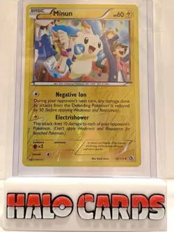 PACK FRESH 2013 POKEMON MINUN Legendary Treasures Radiant Reverse Holo 48/113 HF - Image 1