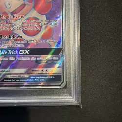 PSA 8 2018 Pokemon Sun & Moon Mr. Mime GX Celestial Storm Graded #156 - Image 3