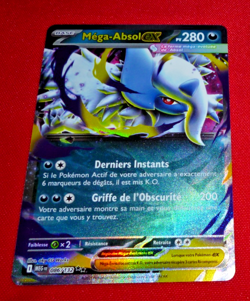 Pokemon Francais Card Carte Mega absol Ex 086/132 Mega Evolution FR Mint - Image 1