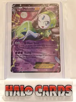 PACK FRESH 2013 POKEMON B&W LEGENDARY TREASURES RADIANT #RC11 MELOETTA EX HF - Image 1