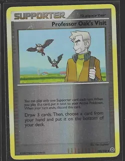 Pokemon - Secret Wonders Supporter - Professor Oak's Visit 122/132 Reverse Holo - Image 1