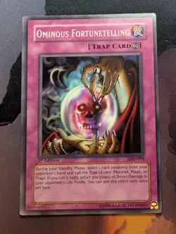 Ominous Fortunetelling - LOD-094 - Common - 1st Edition - YuGiOh - VLP - Image 1