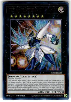 YuGiOh! Number 38: Hope Harbinger Dragon Titanic Galaxy RA02-EN036 Ultra 1st NM - Image 1