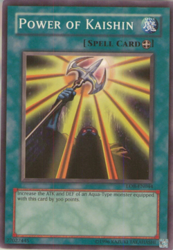 Power of Kaishin - LOB-044 COMMON YuGiOh TCG Card - Image 1