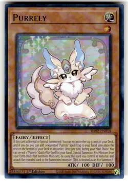 Yugioh Purrely RA02-EN018 Ultra Rare 1st Edition Near Mint - Image 1