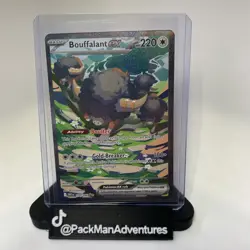 POKEMON TCG S&V White Flare BOUFFALANT EX SIR Special Illustration Card 170/086 - Image 1