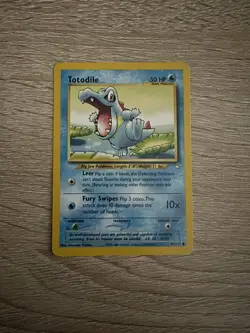 Pokemon Cards Totodile Neo Genesis With Bonus Gift - Image 1