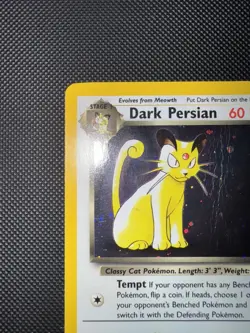 Dark Persian Black Star Promo #17 Holo Pokemon Card *Damaged* - Image 2