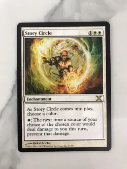 Story Circle MTG Magic the Gathering Card LP Lightly Played Tenth 10th Edition - Image 1