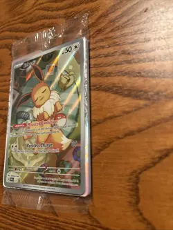 Pokemon TCG Eevee - 173 SVP Prismatic Evolutions ETB Promo Card Pack SEALED - Image 2