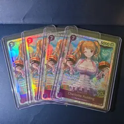 4X Charlotte Pudding PRB02-010 SR ONE PIECE Card The Best 2 - ENGLISH - Image 1