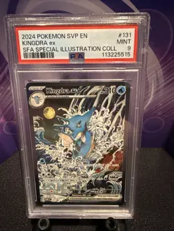 Pokemon TCG Black Star Promos Holo Card Kingdra EX 131 PSA 9!! - Image 1