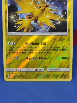 Zapdos Reverse Holo 24/68 Hidden Fates Pokemon Card 2019 - Image 4