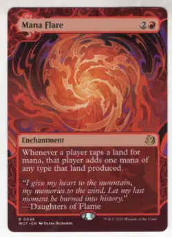MTG Wilds Of Eldraine Enchanting Tales Card #46 Mana Flare - Image 1