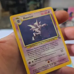 haunter 6/62 Fossil Holo Rare Pokemon card nm - Image 2