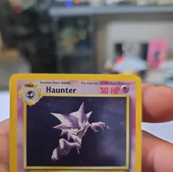 haunter 6/62 Fossil Holo Rare Pokemon card nm - Image 4