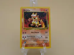 MAGMAR Pokemon Card WOTC 1st Edition - Base Set Shadowless - 36/102 LV.24 #126 - Image 1