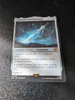 Sting, the Glinting Dagger #250 (NM) Lord of the Rings LTR Magic MTG - Image 1
