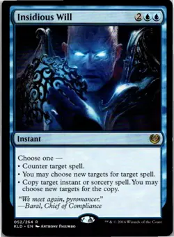 Insidious Will Kaladesh Regular NM Magic the gathering MTG - Image 1