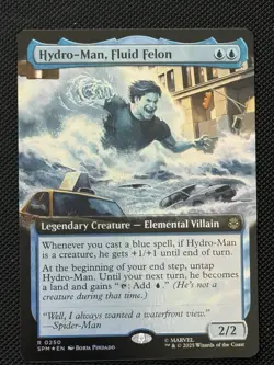 MTG Hydro-Man, Fluid Felon (Extended Art) 250 NM Foil Spider-Man - Image 1
