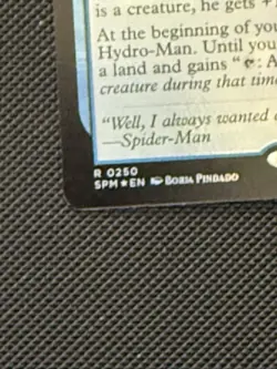 MTG Hydro-Man, Fluid Felon (Extended Art) 250 NM Foil Spider-Man - Image 2
