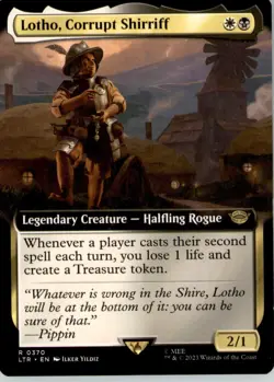 Lotho, Corrupt Shirriff (Extended Art) R Universes Beyond: The Lord of the Rings - Image 1