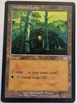 MTG Wirewood Lodge, near mint, ✅NM English Onslaught - Image 1