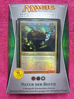 GERMAN Magic MTG 2013 Commander C13 Sealed Nature of the Beast Deck Gathering - Image 1