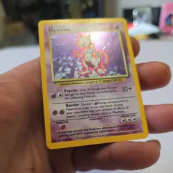 mewtwo 10/102 base set Holo Rare Pokemon card - Image 2