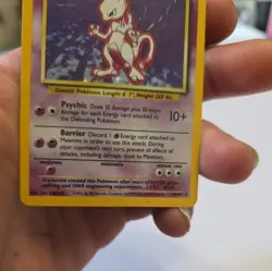 mewtwo 10/102 base set Holo Rare Pokemon card - Image 4