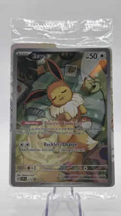 Pokemon TCG Eevee 173 Holo Promo Prismatic Evolutions Sealed - Image 1