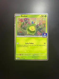 Budew Stamped Asia Exclusive Gym Promo 004/131 Pokemon TCG NM - Image 1
