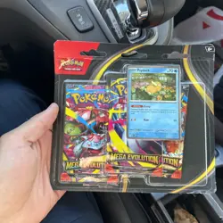 Pokemon TCG: Mega Evolution 3-Booster Blister (X1 RANDOM) - IN HAND SHIPS TODAY - Image 3