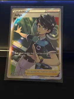 Pokemon TCG - Full Art Judge - Silver Tempest - Trainer Gallery Holo - Near Mint - Image 1