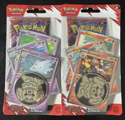 Pokemon TCG Destined Rivals - Checklane Blister Pack x2 Skeledirge and Togekiss! - Image 1