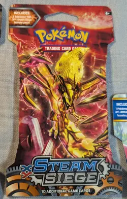 POKEMON TCG XY STEAM SIEGE - Art Set - SLEEVED BOOSTER PACK + XY BREAKpoint Pack - Image 3