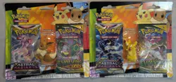 Pokemon TCG Back to School Pikachu & Eevee Eraser Blister Set Evolving Skies - Image 1