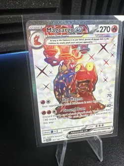 Pokemon Magcargo EX 191/167 Scarlet & Violet Twilight Masquerade Ultra Rare Holo - Image 2