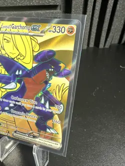 Pokemon TCG Cynthia's Garchomp EX 215/182 Destined Rivals Ultra Rare - Image 3