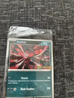 Pokemon Yveltal 088/132 Mega Evolution Stamped Promo Sealed - Image 2