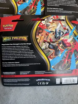 6x Pokemon TCG Mega Evolution 3 Pack Blister Psyduck- In Hand - Image 2