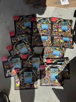 6x Pokemon TCG Mega Evolution 3 Pack Blister Psyduck- In Hand - Image 3
