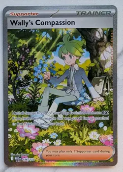 Wally's Compassion 186/132 SIR - Mega Evolution Pokemon TCG - Image 1