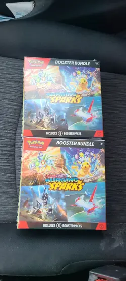 Pokemon TCG Surging Sparks Booster Bundle Lot of 2 Factory Sealed Fast Shipping - Image 3