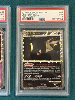 Espeon Prime #81 PSA 7 & Umbreon Prime #86 PSA 7 Sequential Pokemon Undaunted - Image 4