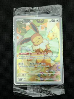 Pokemon Center Exclusive Eevee #173 Stamped Promo Prismatic Evolutions SEALED ✨ - Image 1