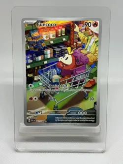 Pokemon TCG Scarlet & Violet Paldea Evolved Fuecoco Illustration Rare 201/193 - Image 1
